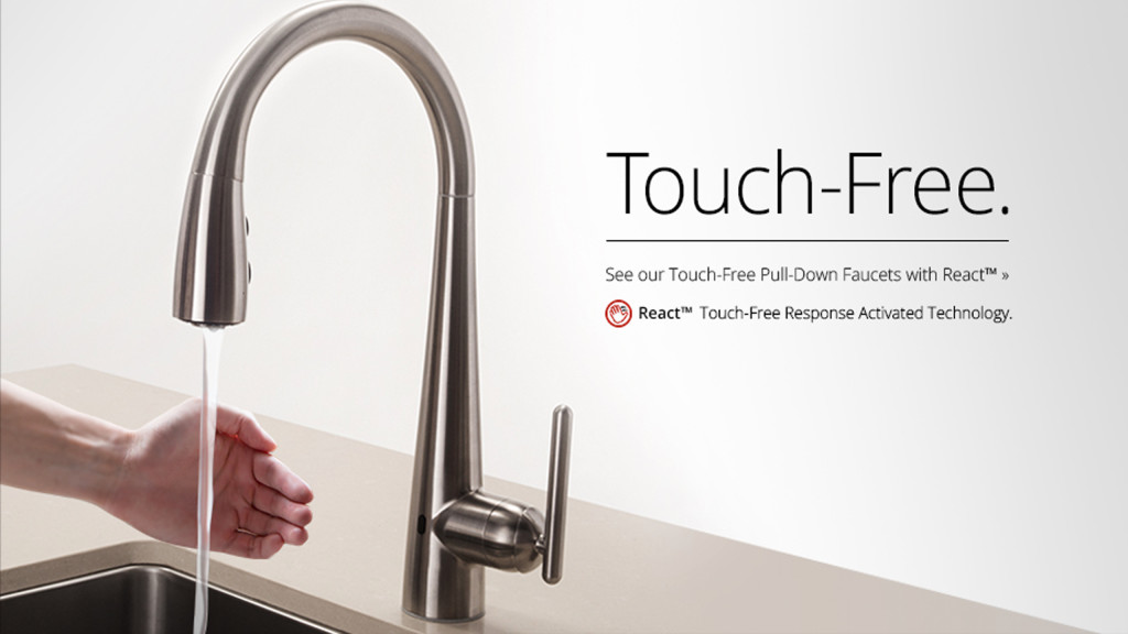 Pfister React Touch Free Faucet Pfister Faucets Kitchen And Bath Design