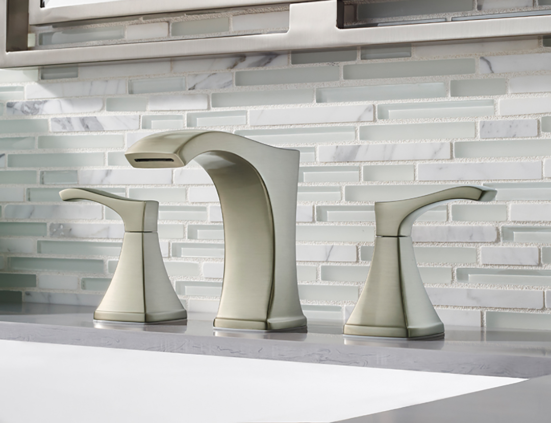 The Venturi faucet is a statement piece. Bold, yet elegant Venturi delivers water in a unique ribbon. Its versatile design can easily be combined with a variety of bathroom styles, making it an outstanding choice for any remodel project.