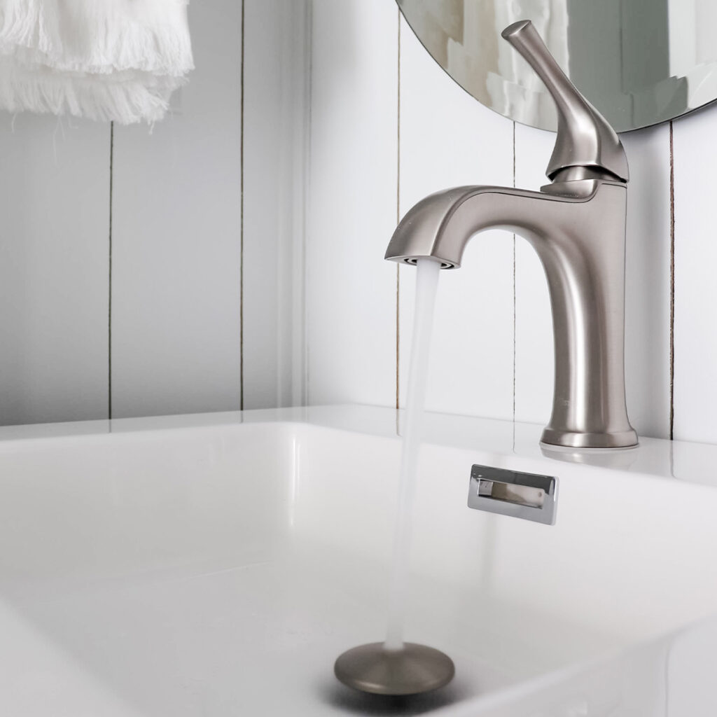 10 Tips for Decorating Around a Pedestal Sink | Pfister Faucets Kitchen ...